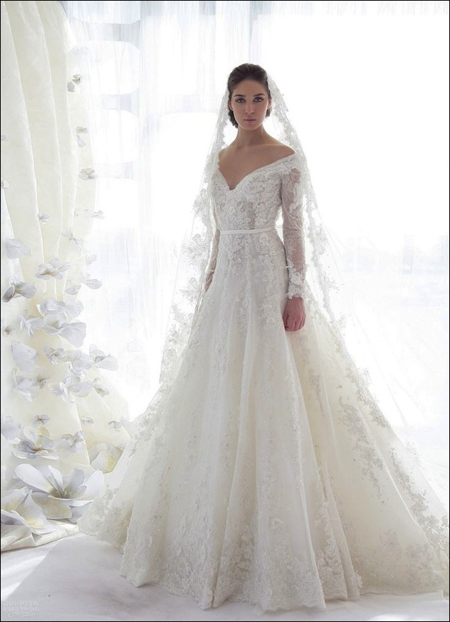 Long Sleeved Wedding Gowns