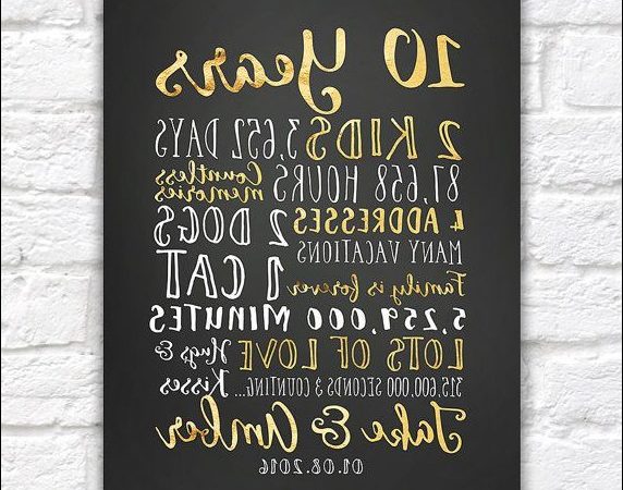 Tenth Wedding Anniversary Gifts